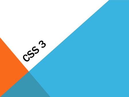 CSS 3.