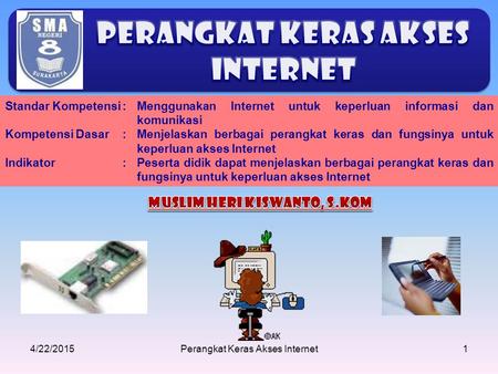 Perangkat keras Akses Internet Muslim Heri Kiswanto, S.Kom