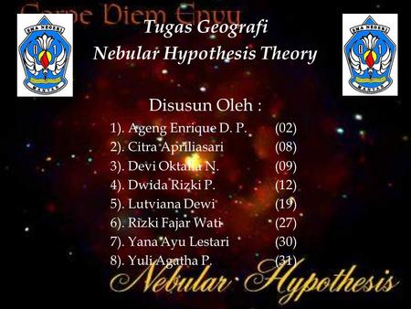 Nebular Hypothesis Theory