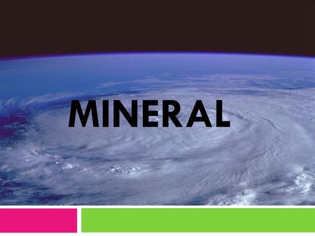 MINERAL.