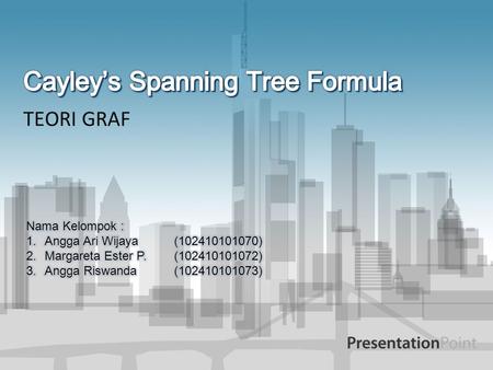 Cayley’s Spanning Tree Formula