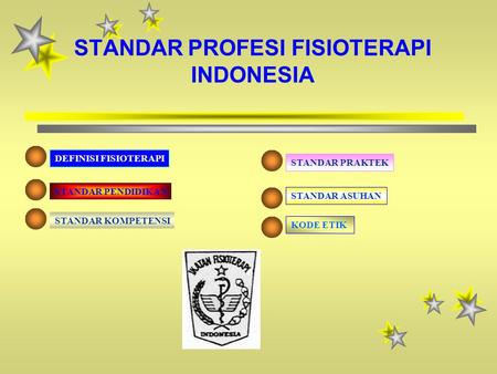 STANDAR PROFESI FISIOTERAPI INDONESIA