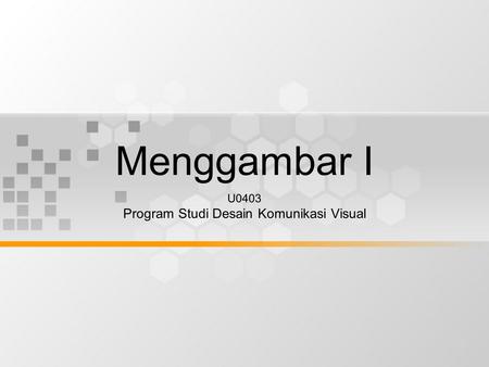 Program Studi Desain Komunikasi Visual
