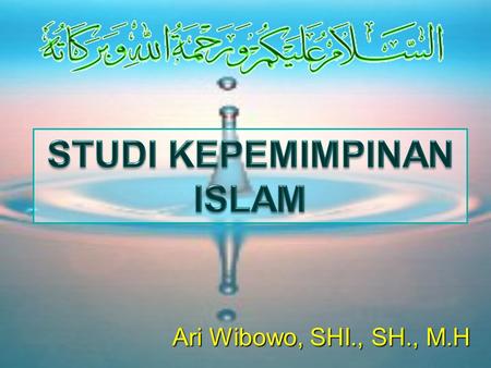 STUDI KEPEMIMPINAN ISLAM