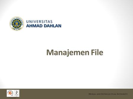 Manajemen File.