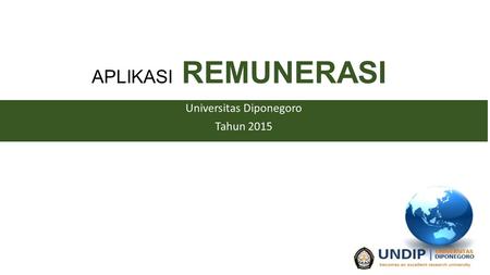 Universitas Diponegoro Tahun 2015