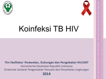 Tim Fasilitator Perawatan, Dukungan dan Pengobatan HIV/ART