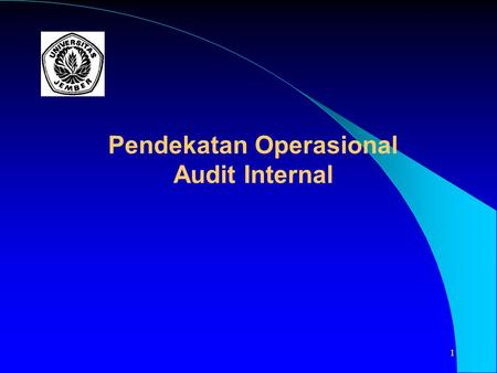 Pendekatan Operasional Audit Internal