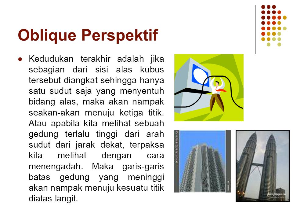 Gambar Konstruksi Perspektif Ppt Download Oblique Gedung