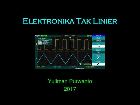 Elektronika Tak Linier