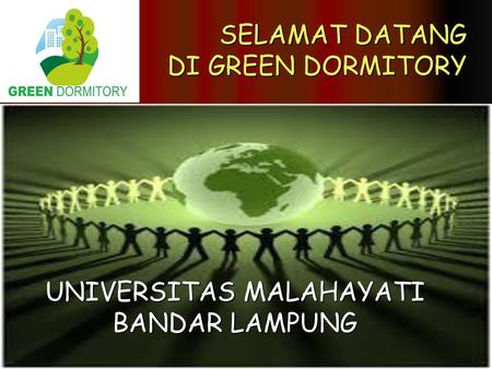 SELAMAT DATANG DI GREEN DORMITORY