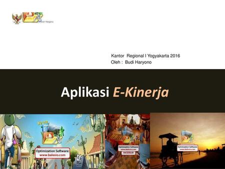 Aplikasi E-Kinerja Kantor Regional I Yogyakarta 2016