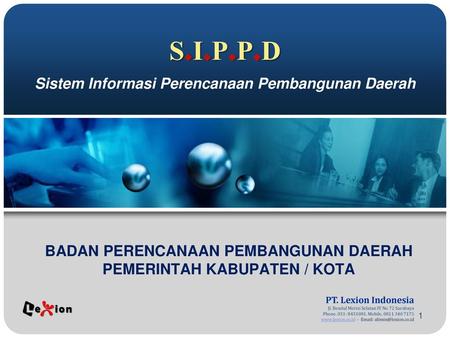 S.I.P.P.D Sistem Informasi Perencanaan Pembangunan Daerah