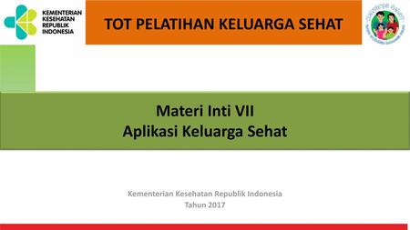 Kementerian Kesehatan Republik Indonesia Tahun 2017