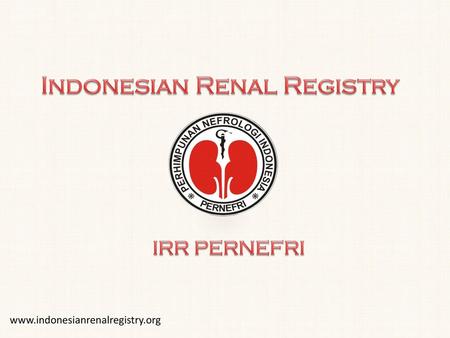 Indonesian Renal Registry