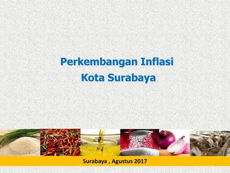 Perkembangan Inflasi Kota Surabaya