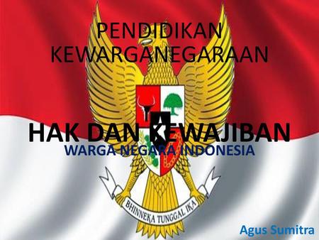 WARGA NEGARA INDONESIA
