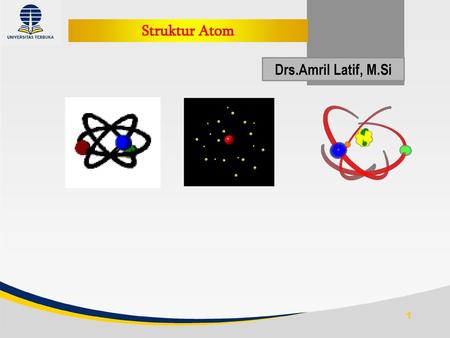 Struktur Atom Drs.Amril Latif, M.Si.