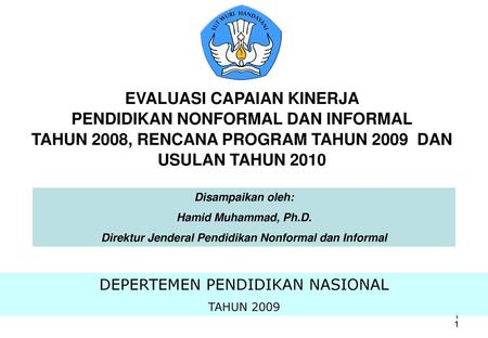 Direktur Jenderal Pendidikan Nonformal dan Informal