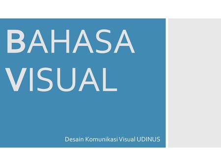 Desain Komunikasi Visual UDINUS