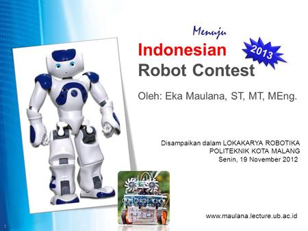 Indonesian Robot Contest