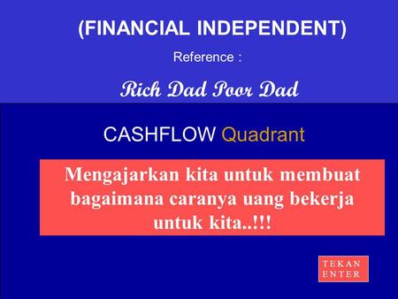 (FINANCIAL INDEPENDENT)