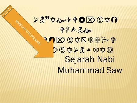 Sejarah Nabi Muhammad Saw