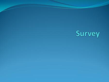 Survey.
