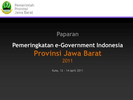 Pemeringkatan e-Government Indonesia