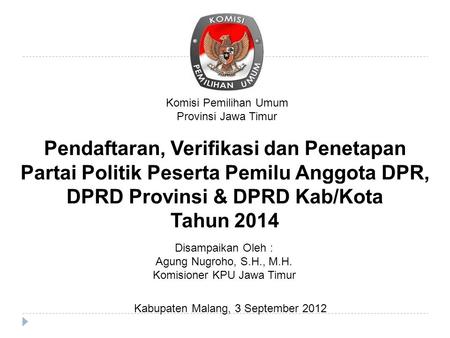 Komisi Pemilihan Umum Provinsi Jawa Timur
