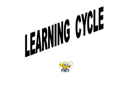 LEARNING CYCLE.