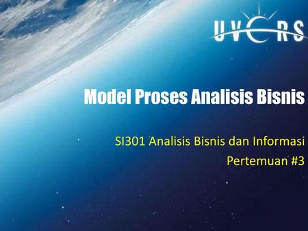 Model Proses Analisis Bisnis
