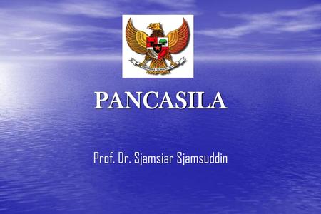 Prof. Dr. Sjamsiar Sjamsuddin