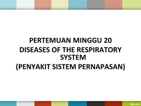 Pendahuluan Bab yang berkaitan dengan penyakit pada system pernafasan di mulai dari kode J00 – J99. Terdapat catatan di bawah bab yang menyatakan bilamana.