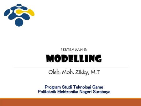 Program Studi Teknologi Game Politeknik Elektronika Negeri Surabaya