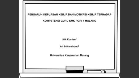 Lilik Kustiani1 Ari Brihandhono2 Universitas Kanjuruhan Malang