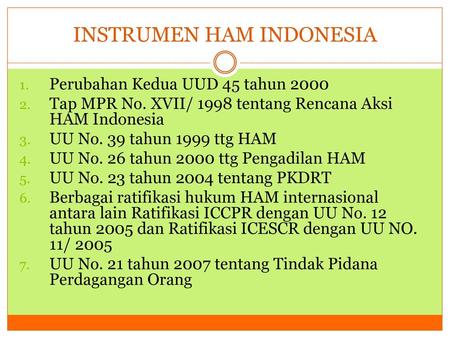 INSTRUMEN HAM INDONESIA