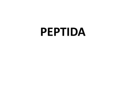 PEPTIDA.