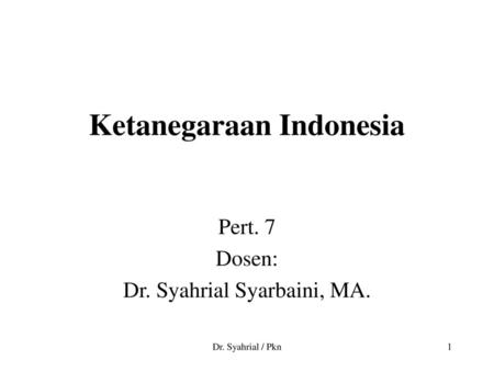 Ketanegaraan Indonesia