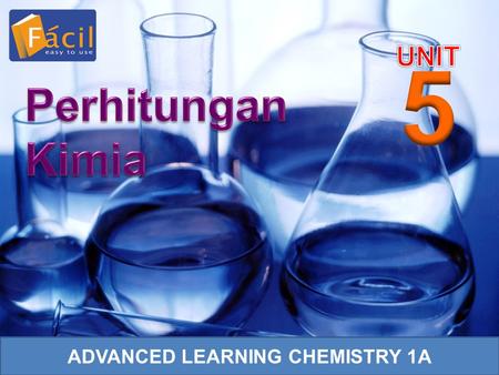 ADVANCED LEARNING CHEMISTRY 1A
