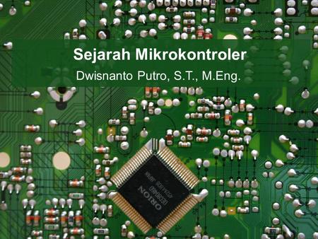 Sejarah Mikrokontroler