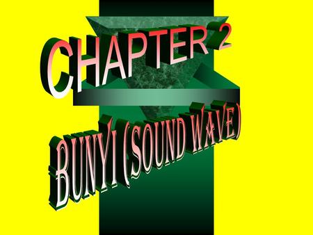 CHAPTER 2 BUNYI (SOUND WAVE).