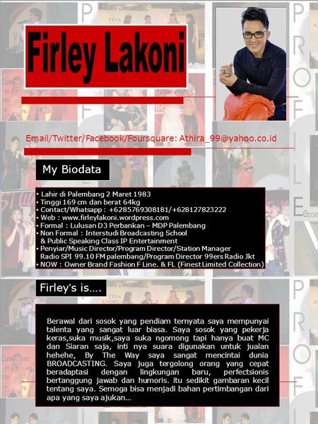 Firley Lakoni My Biodata Firley’s is….