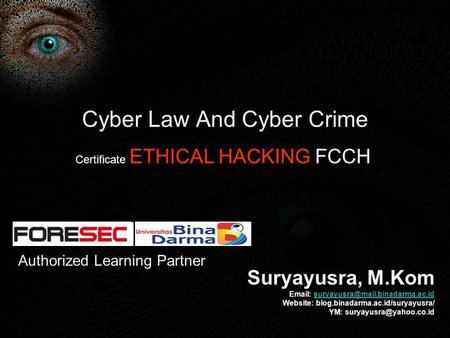 Cyber Law And Cyber Crime