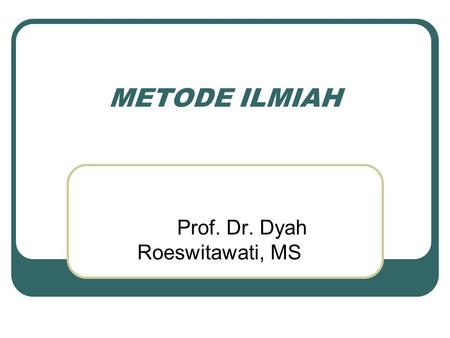 Prof. Dr. Dyah Roeswitawati, MS