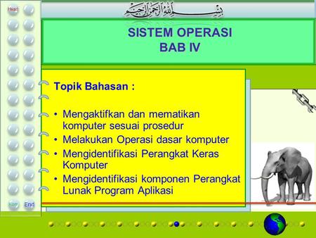 SISTEM OPERASI BAB IV Topik Bahasan :