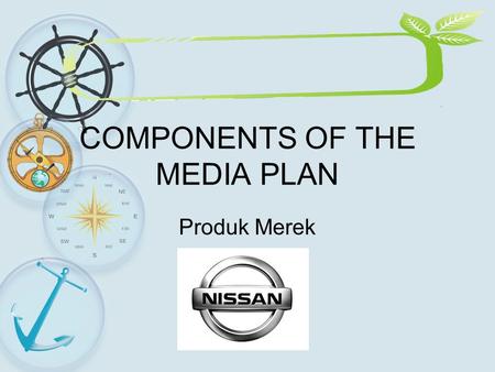 COMPONENTS OF THE MEDIA PLAN