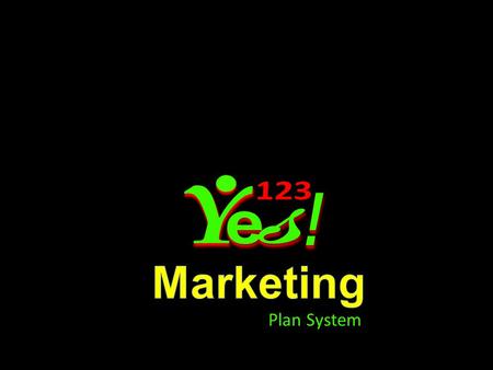 123 Y e s ! Marketing Plan System.