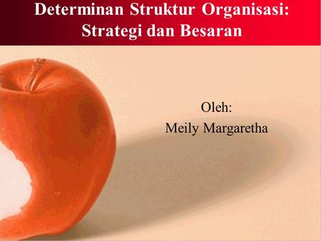 Determinan Struktur Organisasi: Strategi dan Besaran