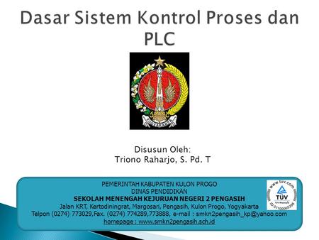 Dasar Sistem Kontrol Proses dan PLC